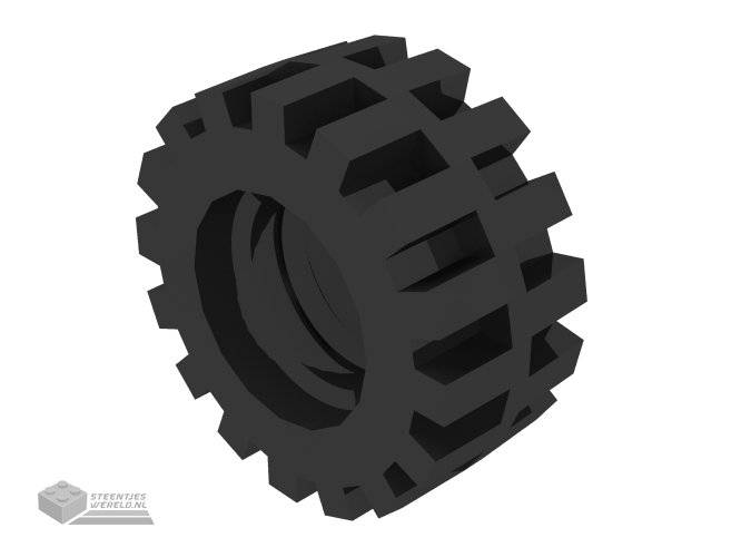 87414 – Tire 15mm D. x 6mm Offset Tread klein – Band rondom middenstuk of Tread