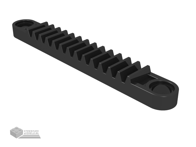 6630 – Technic, tandwiel Rack 1 x 8 met gaten