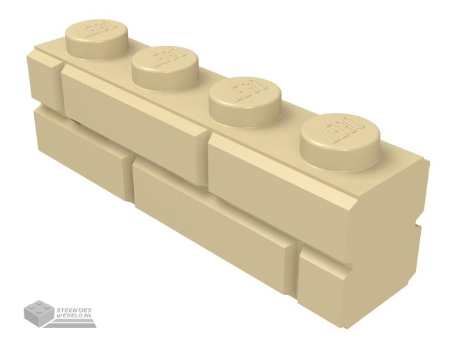 15533 – Steen, aangepast 1 x 4 met metselwerkprofiel