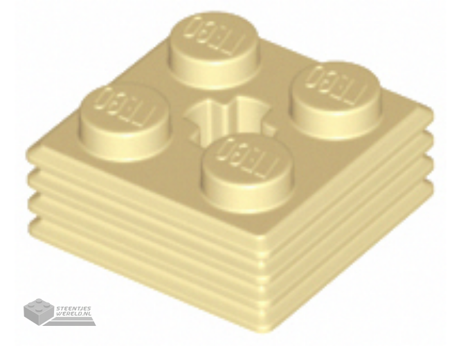 71752 – Steen, aangepast 2 x 2 x 2/3 Ribbed