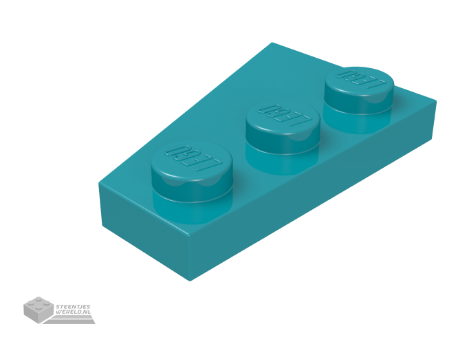 43722 – Wedge, Plaat 3 x 2 rechts