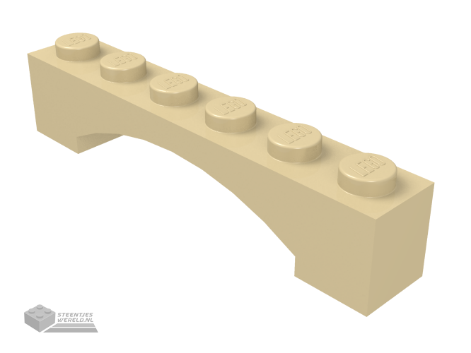 92950 – boog 1 x 6 Raised boog