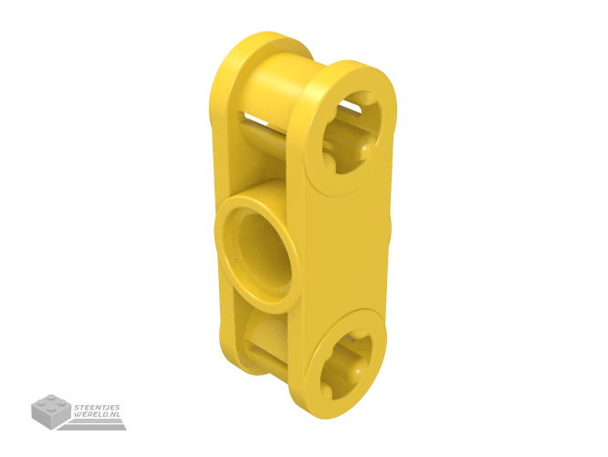 32184 – Technic, Technic as en pin Connector recht 3L met middenstuk pin gat