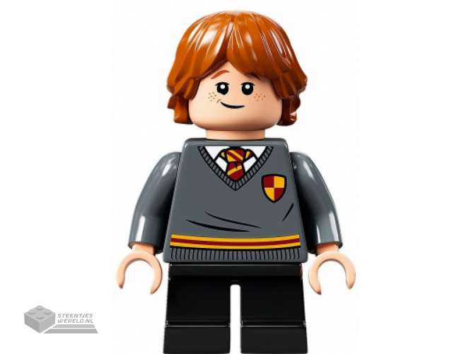 hp273 - Ron Weasley, Gryffindor Sweater met Crest, zwart Short Legs