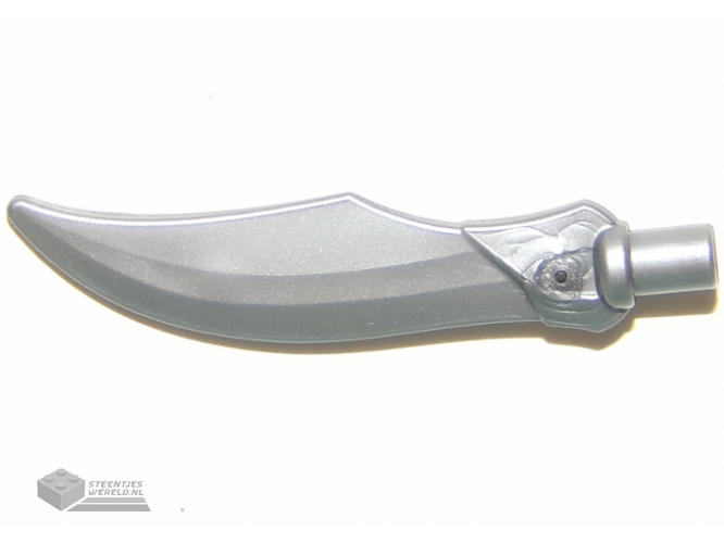37341a - Minifigure, Weapon Sword gebogen Blade met Bar