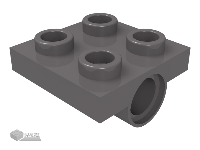 10247 – Plaat, aangepast 2 x 2 met pin gat – Full Cross steun Underneath