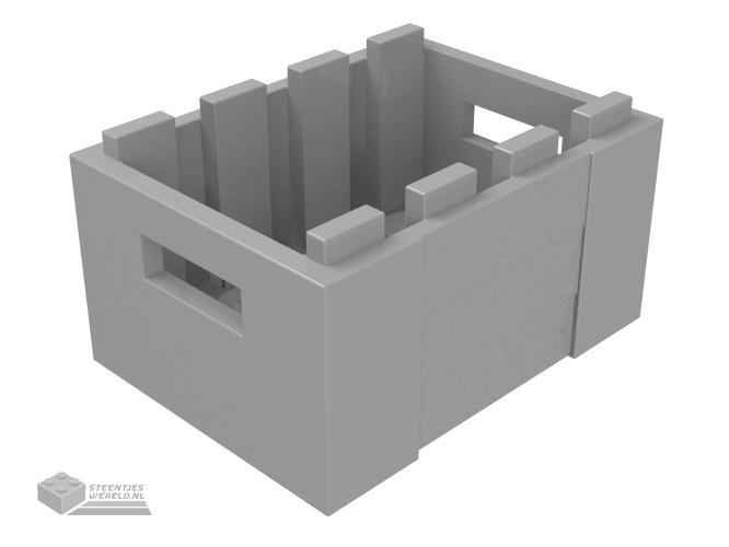 30150 – Container, krat 3 x 4 x 1 2/3 met handvaten