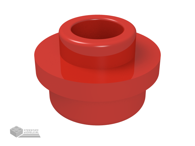 85861 – Plaat, rond 1 x 1 met open nopje