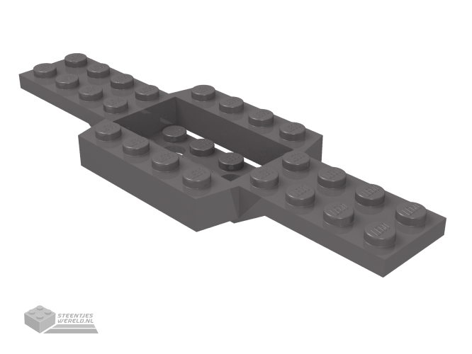 52036 – Voertuig, onderstel 4 x 12 x 3/4 met 4 x 2 verdiept middenstuk met gladde onderkant
