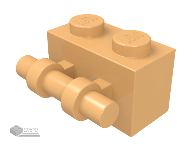 30236 – Steen, aangepast 1 x 2 met staaf Hendel op zijkant