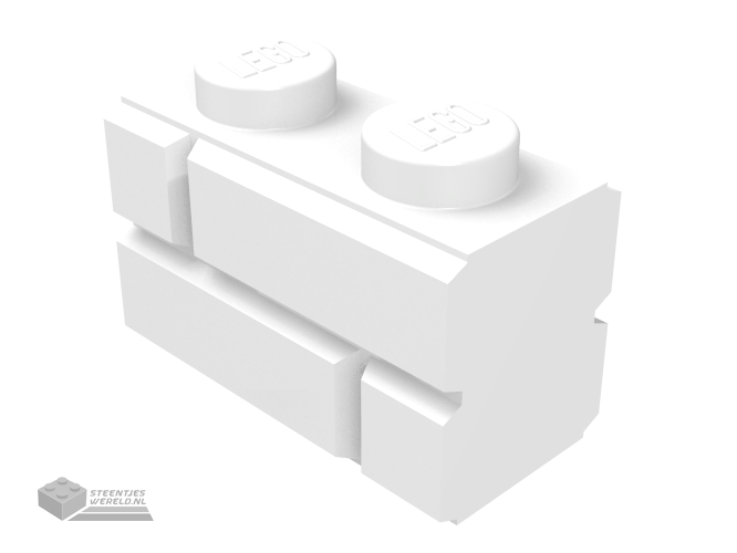 98283 – Steen, aangepast 1 x 2 met metselwerkprofiel