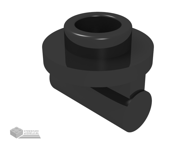 25893 – Plaat, rond 1 x 1 met staaf Hendel op Short Stem