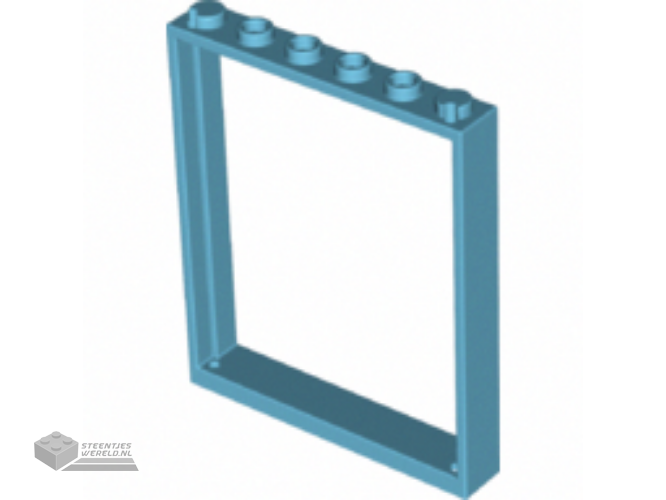 42205 – raam 1 x 6 x 6 platte voorzijde