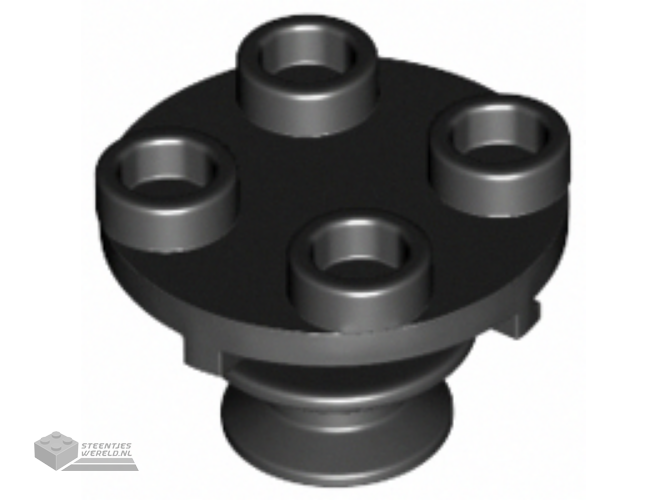 40145 – Plaat, rond 2 x 2 dun met Rotation Stem