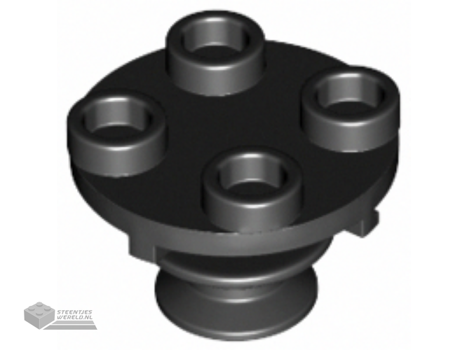 40145 - Plaat, rond 2 x 2 dun met Rotation Stem