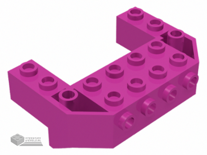 87619 – Trein voorzijde Sloping basis met 4 noppen