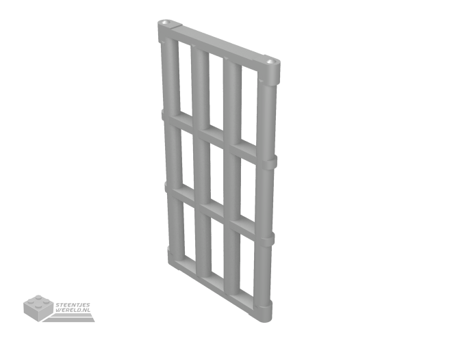 92589 – staaf 1 x 4 x 6 rooster met uiteindes Protrusions