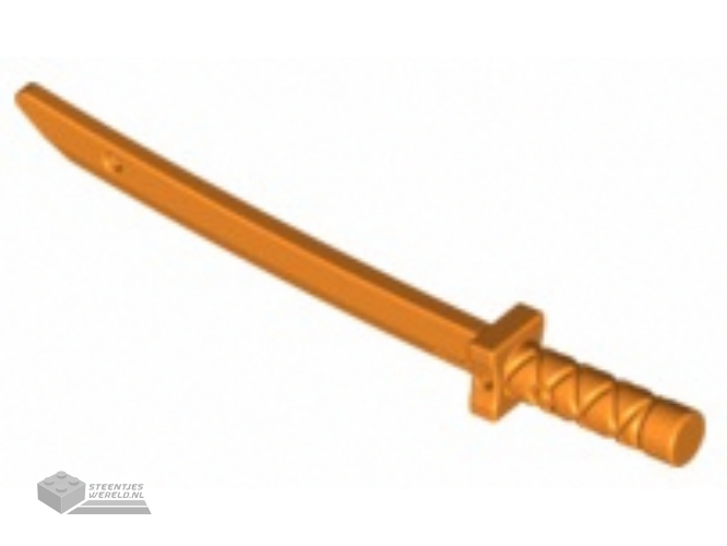 21459 – Minifigure, wapen Sword, Shamshir/Katana (Square Guard) met Capped Pommel en gaten in Crossguard en Blade