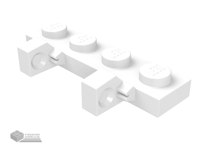 44568 – Scharnier Plaat 1 x 4 Locking Dual 1 Fingers op zijkant