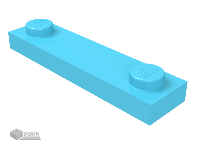 92593 – Plaat, aangepast 1 x 4 met 2 noppen zonder groef