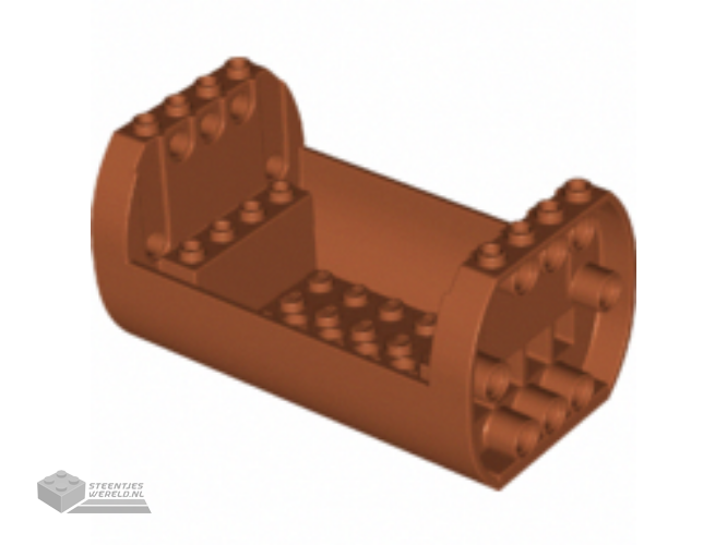 49949 – Cylinder 6 x 10 x 4 1/3 met Open zijkanten en pin gaten