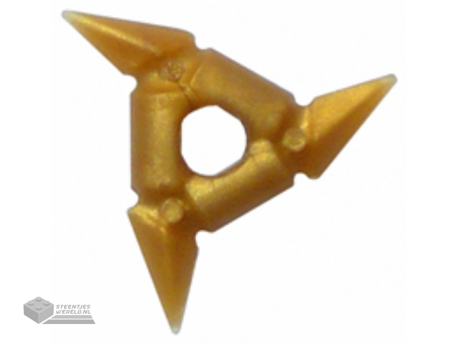 93058 - Minifigure, wapen Throwing Star (Shuriken) met Smooth Grips