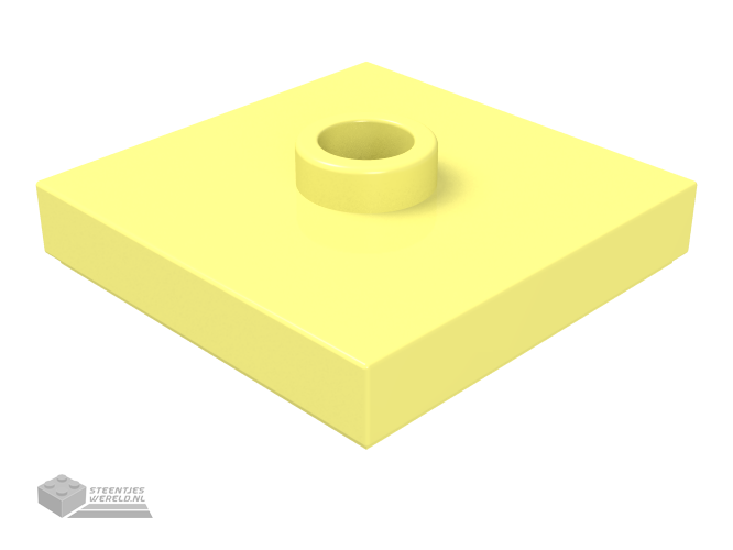 87580 – Plaat, aangepast 2 x 2 met groef en 1 nop in middenstuk (Jumper)