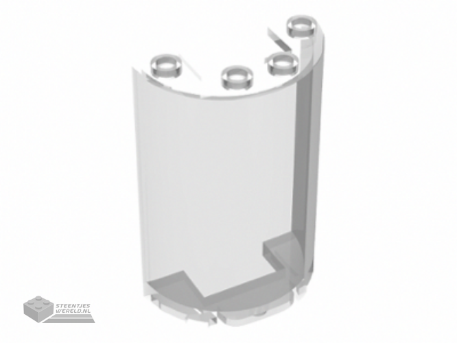 85941 – Cylinder Half 2 x 4 x 5 met 1 x 2 uitsnede