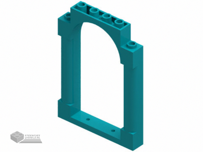 40066 – Deurkozijn 1 x 6 x 7 afgeronde Pillars met bovenkant boog en inkepingen