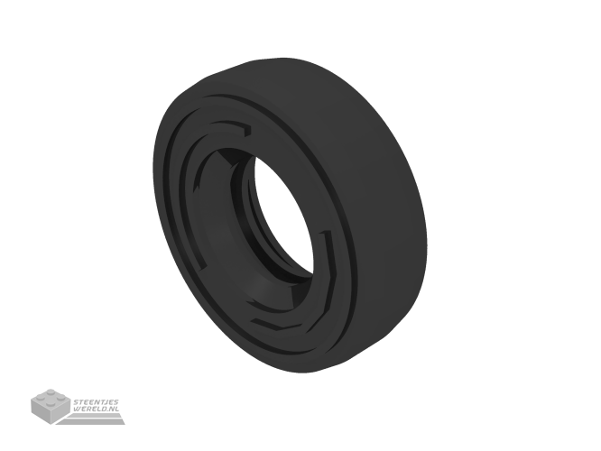 59895 – Tire 14mm D. x 4mm Smooth klein Single met Number Molded op zijkant