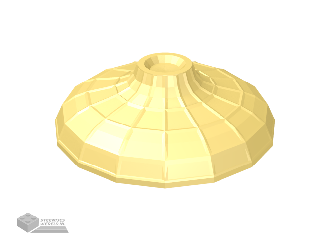 26007 – Minifigure, hoofddeksel Hat, Conical Asian met Raised middenstuk