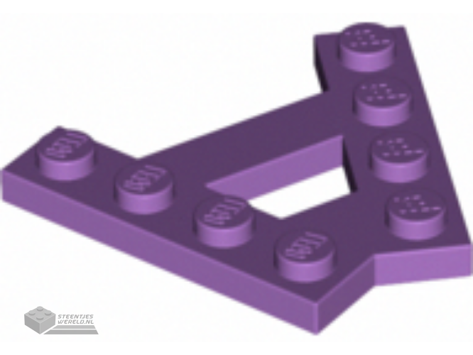 15706 – Wedge, Plaat A-vorm met 2 Rows of 4 noppen