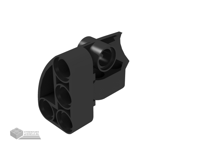87086 – Technic, paneel Fairing # 2 klein Smooth Short, zijkant B