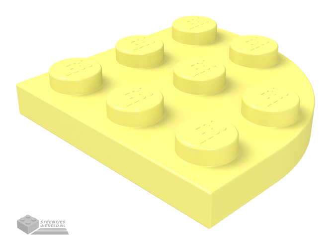 30357 – Plaat, ronde hoek 3 x 3