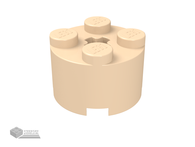 3941 – Steen, rond 2 x 2 met Technic as gat