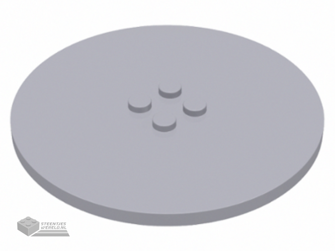 6177 – Tegel, rond 8 x 8 met 4 noppen in middenstuk