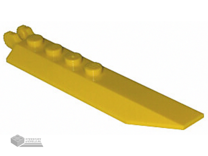 30407 – Scharnier Plaat 1 x 8 met Angled zijkant Extensions, 9 Teeth en afgeronde Plaat Underside