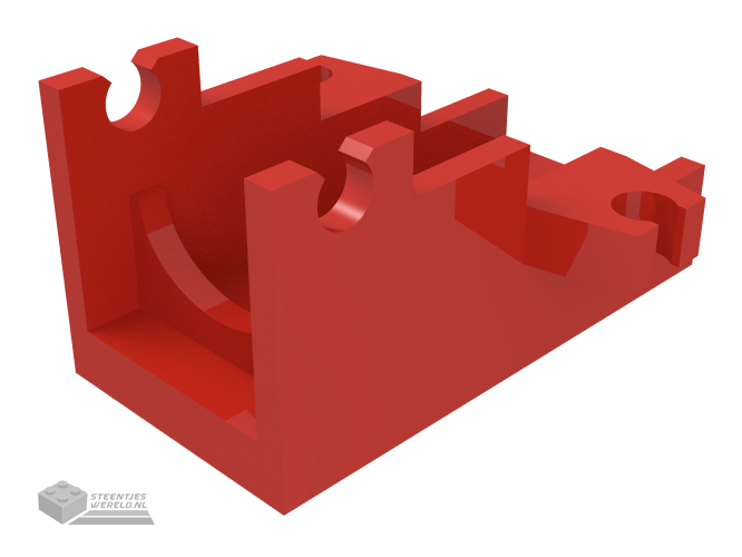 2527 – Projectile Launcher Part, Cannon basis 2 x 4