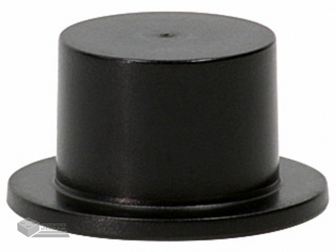 3878 – Minifigure, hoofddeksel Hat, bovenkant Hat
