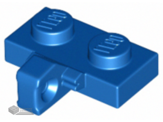 44567b – Scharnier Plaat 1 x 2 Locking met 1 Finger op zijkant zonder onderkant groef