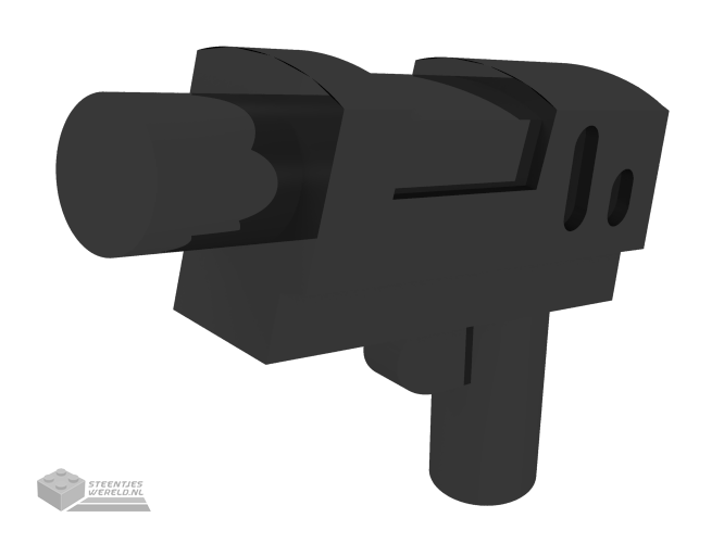62885 – Minifigure, wapen Gun, Pistol Automatic Medium loop (Indiana Jones)
