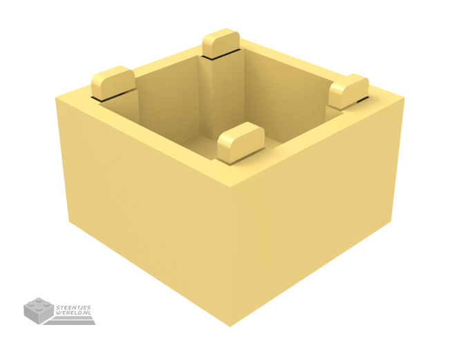 35700 – Container, Box 2 x 2 x 1 – bovenkant open