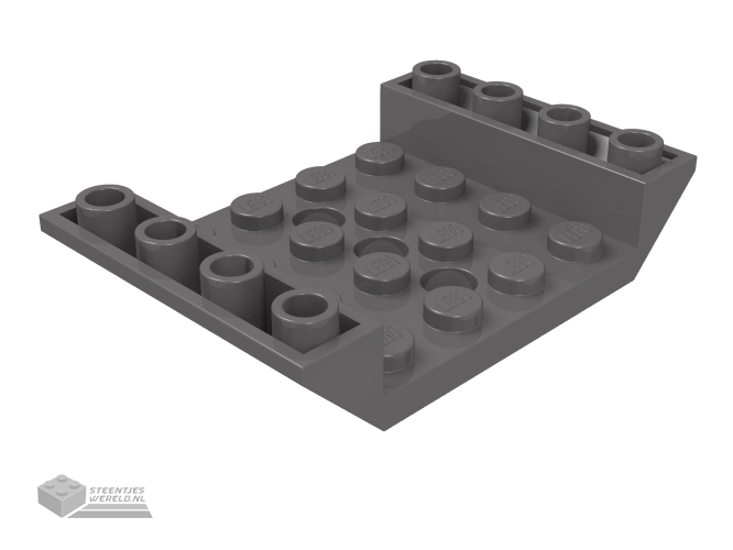 60219 – Dakpan, omgekeerd 45 6 x 4 dubbel met 4 x 4 uitsnede en 3 gaten