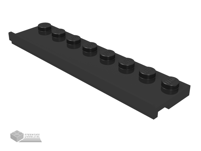 30586 – Plaat, aangepast 2 x 8 met deurrails