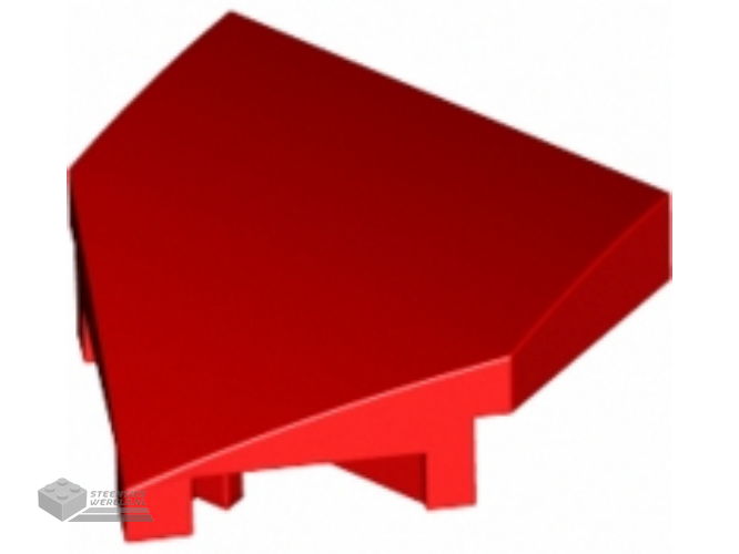 66956 – Wedge 2 x 2 x 2/3 Pointed met nop inkepingen