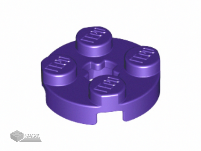 4032 – Plaat, rond 2 x 2 met Technic as gat