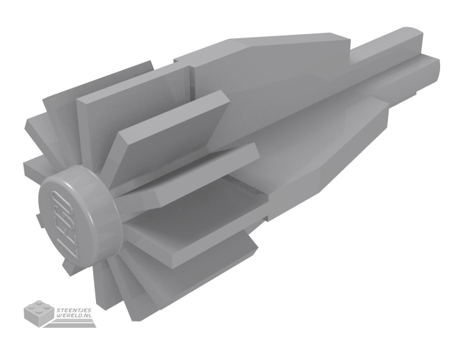 4869 – Engine, Smooth groot, middenstuk met Fan/Gear en Technic as uiteindes