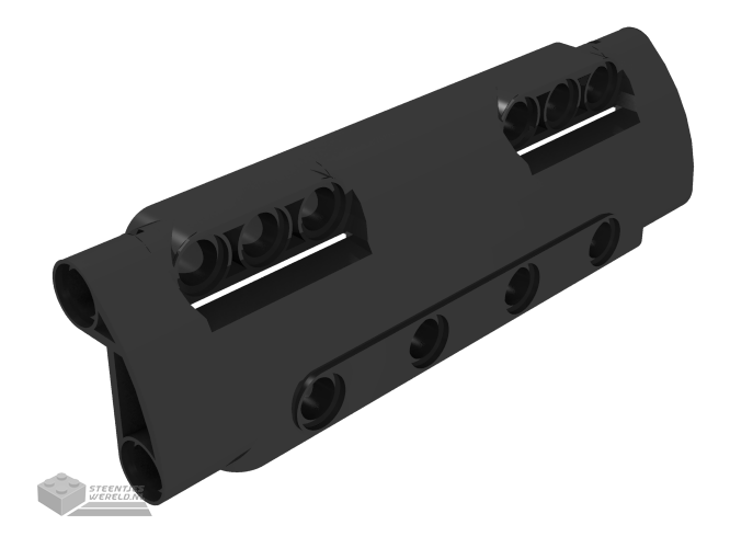 11954 – Technic, paneel gebogen 11 x 3 met 10 pin gaten door paneeloppervlak