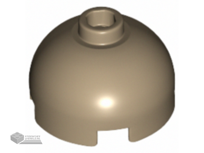 553c – Steen, rond 2 x 2 Dome bovenkant – hol nopje met onderkant Technic as houder x vorm + vorm