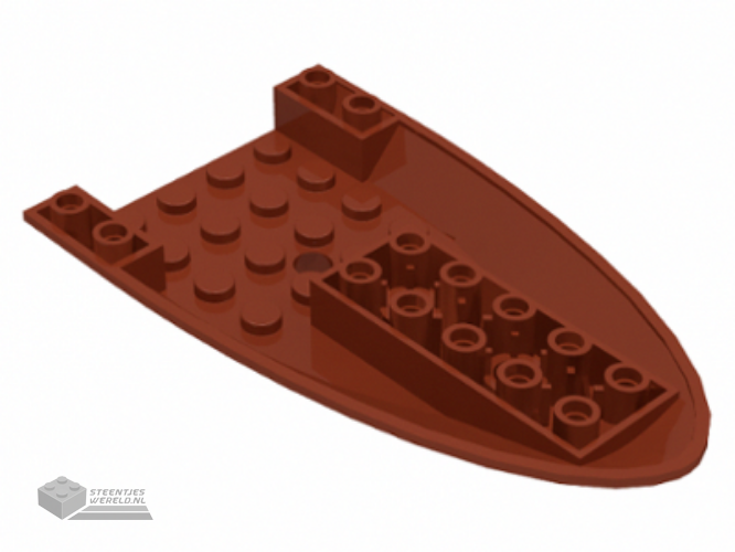 87611 – Aircraft Fuselage Forward onderkant gebogen 6 x 10 met 3 gaten